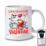 Personalized Samoyed And Coffee Only For Valentine; Lovely Custom Name Single; Animal T-Shirt