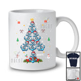 Personalized Santa Anchor Christmas Tree; Amazing Custom Name Boating Sailing; Boat Ship T-Shirt