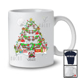 Personalized Santa Elf Dirt Bike Christmas Tree; Awesome X-mas Custom Name Biker; Gnome T-Shirt