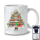 Personalized Santa Elf School Bus Christmas Tree; Awesome X-mas Custom Name Driver; Gnome T-Shirt