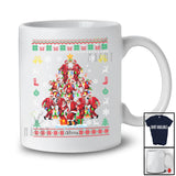 Personalized Santa Trump Dance Tree; Joyful X-mas Sweater President Back; Custom Name Family T-Shirt