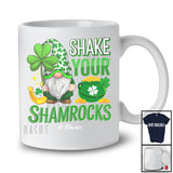 Personalized Shake Your Shamrocks; Sarcastic St. Patrick's Day Custom Name Adult Gnome T-Shirt