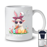 Personalized Sheep Sunglasses Eating Carrot; Lovely Easter Custom Name Farmer; Farm Eggs Hunt T-Shirt