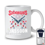 Personalized Shenanigans And Bassoon; Lovely 4th Of July Custom Name Bassoon Player; Patriotic T-Shirt