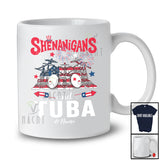 Personalized Shenanigans And Drum; Lovely 4th Of July Custom Name Drum Player; Patriotic T-Shirt