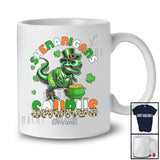 Personalized Shenanigans Saurus; Adorable St. Patrick's Day Custom Name T-Rex Leprechaun T-Shirt