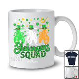 Personalized Shenanigans Squad; Happy St. Patrick's Day Three Dirt Bikes Custom Name Rider T-Shirt