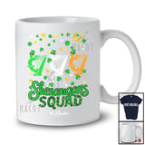 Personalized Shenanigans Squad; Happy St. Patrick's Day Three Harps Custom Name Player T-Shirt