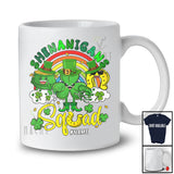 Personalized Shenanigans; Lovely St. Patrick's Day Shamrock; Custom Name EMT NP RN Nurse T-Shirt