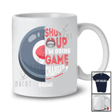 Personalized Shut Up I'm Doing Game Changer; Proud Father's Day Custom Name Hockey Player T-Shirt