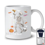 Personalized Skeleton Bartender; Horror Halloween Custom Name Bartender Squad Job Proud T-Shirt