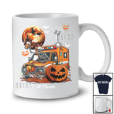 Personalized Skeleton Drinking Beer Driving Ambulance; Joyful Halloween Custom Name Drunker T-Shirt