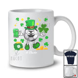 Personalized Soccer Drinking Beer; Lovely St. Patrick's Day Shamrock; Custom Name Player T-Shirt