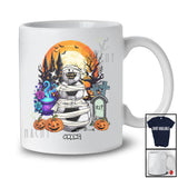 Personalized Soccer Snowman Mummy; Awesome Halloween Custom Name Sport Playing Player T-Shirt