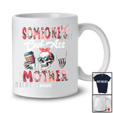 Personalized Someones Cool-Ass Mother; Amazing Mother's Day Custom Name Skull; Drink Coffee T-Shirt