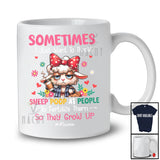 Personalized Sometimes I Just Want To Throw Sheep Poop; Sarcastic Custom Name Farmer Farm T-Shirt