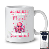 Personalized Sometimes I Talk To Myself We Both Laugh; Lovely Custom Name Octopus Animal T-Shirt