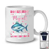 Personalized Sometimes I Talk To Myself We Both Laugh; Lovely Custom Name Tuna Animal T-Shirt