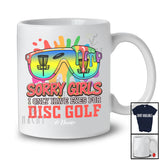 Personalized Sorry Girls I Only Have Eyes For Disc Golf; Lovely Valentine Sunglasses; Custom Name Player T-Shirt