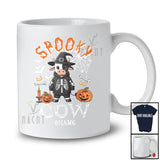 Personalized Spooky Cow; Scary Halloween Custom Name Cow Witch Skeleton; Farmer T-Shirt