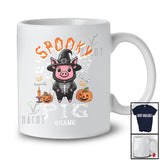 Personalized Spooky Pig; Scary Halloween Custom Name Pig Witch Skeleton; Farmer T-Shirt