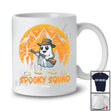 Personalized Spooky Squad; Humorous Halloween Moon Custom Name Boo Ghost Hunting Hunter T-Shirt