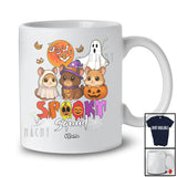 Personalized Spooky Squad; Lovely Halloween Pumpkin Ghost Boo Hamster Animal Lover; Family T-Shirt