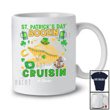 Personalized St. Patrick's Day Boozin And Cruisin; Joyful Custom Name Drinking Drunker; Family T-Shirt