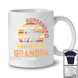 Personalized Superhero Have Grandpa; Joyful Father's Day Vintage Retro; Custom Name Family T-Shirt
