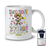 Personalized Taco 'Bout 100 Days Of School; Lovely Custom Name Mexican Boy Taco Teacher Students T-Shirt