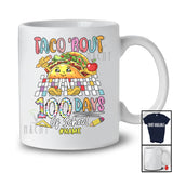 Personalized Taco 'Bout 100 Days Of School; Lovely Custom Name Mexican Taco Teacher Students T-Shirt
