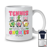 Personalized Tennis With My Gnomies; Awesome Easter Custom Name Three Bunny Gnomes T-Shirt
