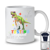 Personalized Testing Squad; Amazing Test Day T-Rex With Test Custom Name Teacher Student T-Shirt
