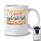 Personalized Thanksgiving Squad; Lovely Custom Name Fall Three Pilgrim Mantises; Insect Animal T-Shirt