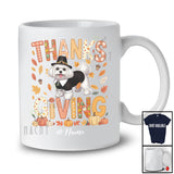 Personalized Thanksgiving; Lovely Plaid Custom Name Pilgrim Maltipoos Owner; Fall Leaf Family T-Shirt