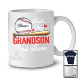 Personalized That's My Grandson, Proud Mother's Day Custom Name Baseball Grandma, Family T-Shirt