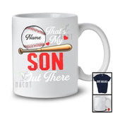 Personalized That's My Son, Proud Mother's Day Custom Name Baseball Mom, Family T-Shirt