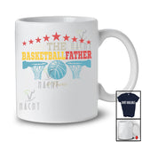 Personalized The Basketballfather; Amazing Father's Day Basketball Custom Name Player; Vintage T-Shirt