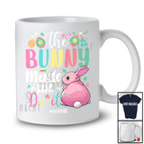 Personalized The Bunny Made Me Do It; Adorable Easter Bunny Eggs; Custom Name Egg Hunt T-Shirt