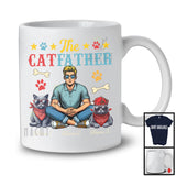 Personalized The CatFather, Lovely Father's Day Custom Name Chartreux Cat, Vintage Family T-Shirt