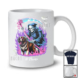 Personalized The Death And St. Bernard Zombies; Scary Halloween Custom Name Owner Lover; Family T-Shirt