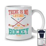 Personalized There Is No Crying In Hockey; Amazing Father's Day Vintage; Custom Name Player T-Shirt