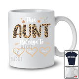 Personalized This Aunt Belongs To; Lovely Mother's Day Leopard; Custom Name Family T-Shirt