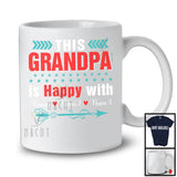 Personalized This Grandpa Happy With Custom Name, Adorable Father's Day Vintage, Family T-Shirt