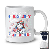 Personalized This Is My 4th Of July Day Pajama Shirt; Lovely Custom Name Cats; Family T-Shirt