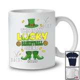 Personalized This Is My Lucky Basketball Shirt; Fantastic St. Patrick's Day Custom Name Sport Player T-Shirt