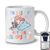 Personalized This Is My Official SleepShirt, Lovely Custom Name Sleeping Great Dane Owner Lover T-Shirt