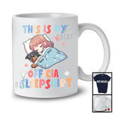 Personalized This Is My Official SleepShirt, Lovely Custom Name Sleeping Rottweiler Owner Lover T-Shirt