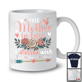 Personalized This Mother in law Blessed With Custom Name, Adorable Mother's Day Flowers, Family T-Shirt