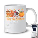Personalized This The Season; Joyful Thanksgiving Coffee Pumpkin; Custom Name Footgolf Player T-Shirt